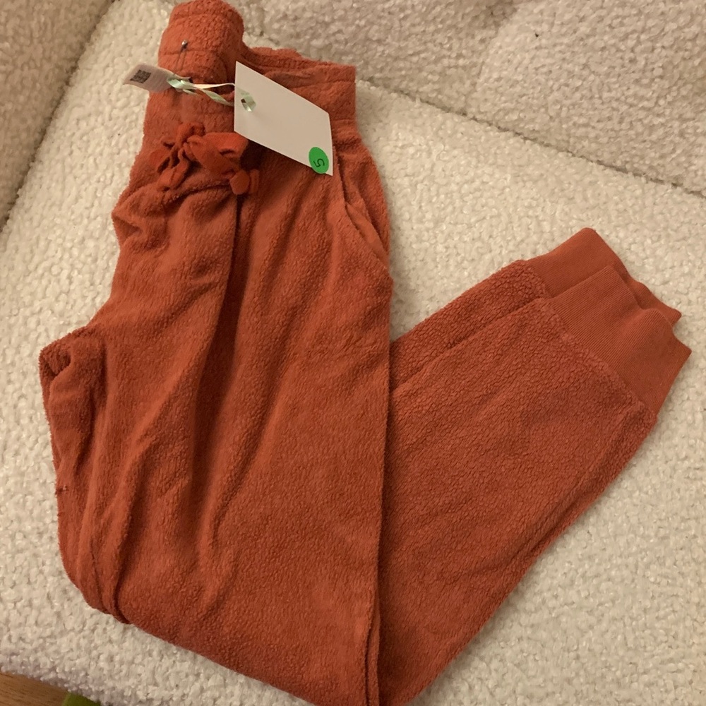 Cozy Orange Jogger Pants